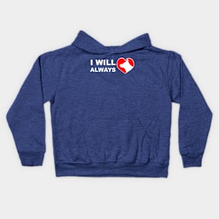 I will always love dogs Kids Hoodie